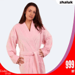 Adult unisex bathrobe_Pink