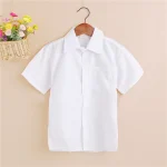 Boys shirts solid Color_White