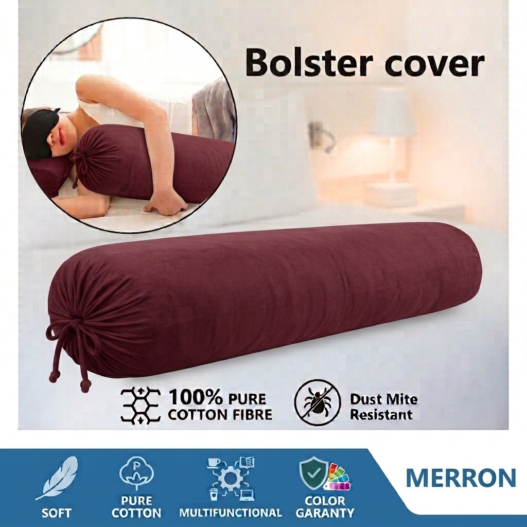 Side pillow Cover_Marron